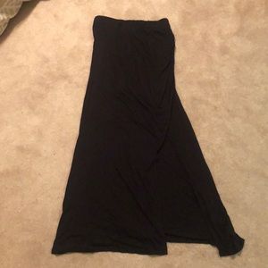 Black maxi shirt